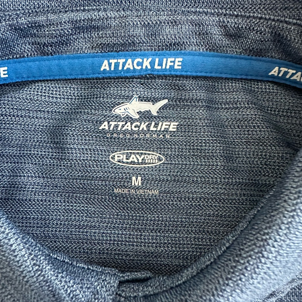 Greg Norman Attack Life Polo Size M Gently Worn - Picture 4 of 4